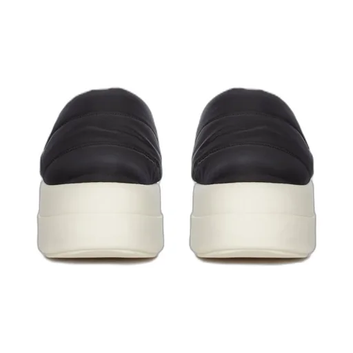 Drkshdw Concordians Mega Bumper Slip On Lunar In Black/Milk Nylon Canvas