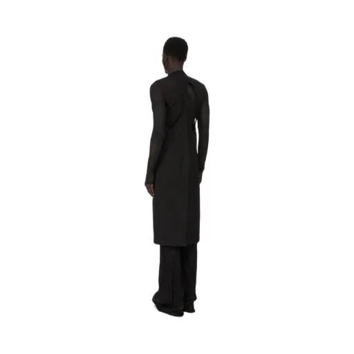 Rick Owens Temple Fringed Shorts In Black Veg Nappa Lamb