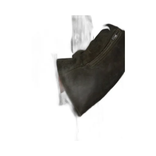 Rick Owens Concordians Runway Scarf Flight In Indigo Indigo Suede