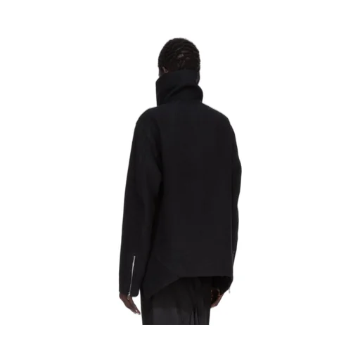 Rick Owens Concordians Exploder Jkt In Black Boiled Wool