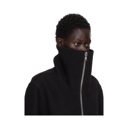 Rick Owens Concordians Exploder Jkt In Black Boiled Wool
