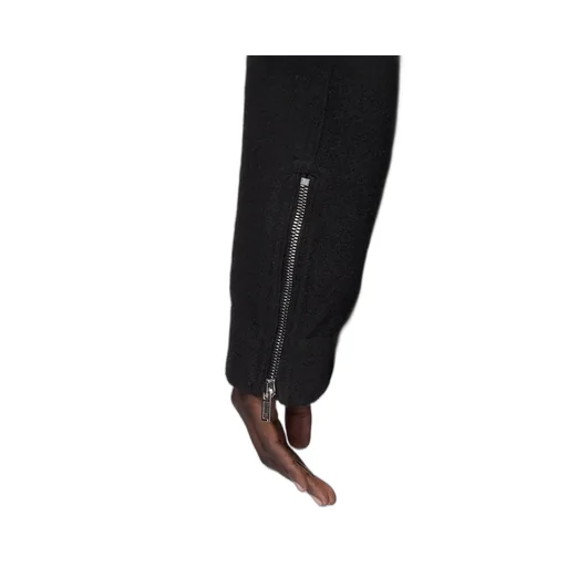 Rick Owens Concordians Exploder Jkt In Black Boiled Wool