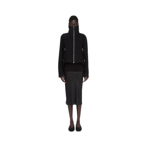 Rick Owens Concordians Exploder Jkt In Black Boiled Wool