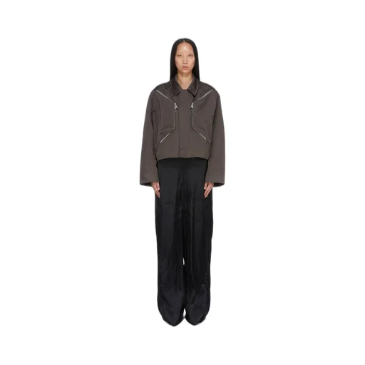 Rick Owens Temple Heizer Mac Jkt In Dark Dust Tech Duchesse