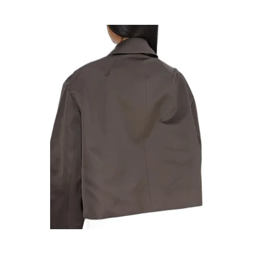 Rick Owens Temple Heizer Mac Jkt In Dark Dust Tech Duchesse