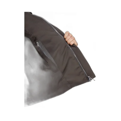 Rick Owens Temple Heizer Mac Jkt In Dark Dust Tech Duchesse