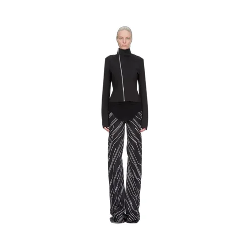 Rick Owens Concordians Gary Jkt In Black Stretch Wool