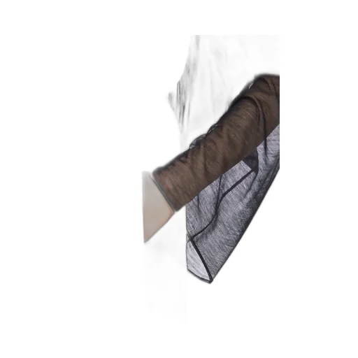 Rick Owens Temple Cyclops Coat In Black Twisted Wool And Wool Jersey