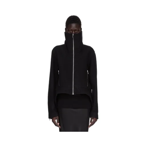 Rick Owens Concordians Exploder Jkt In Black Boiled Wool