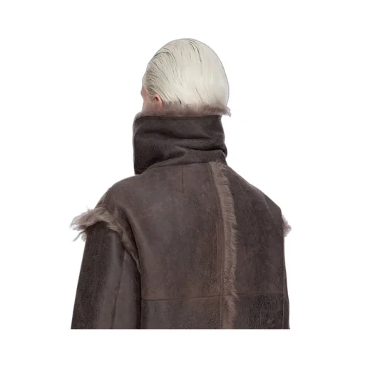 Rick Owens Concordians Exploder Jkt In Darkdust Toscana Shearling