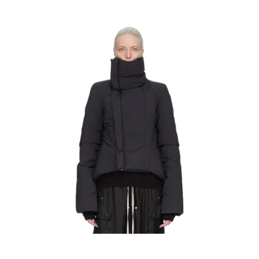 Rick Owens Concordians Naska Duvet In Black Matte Nylon