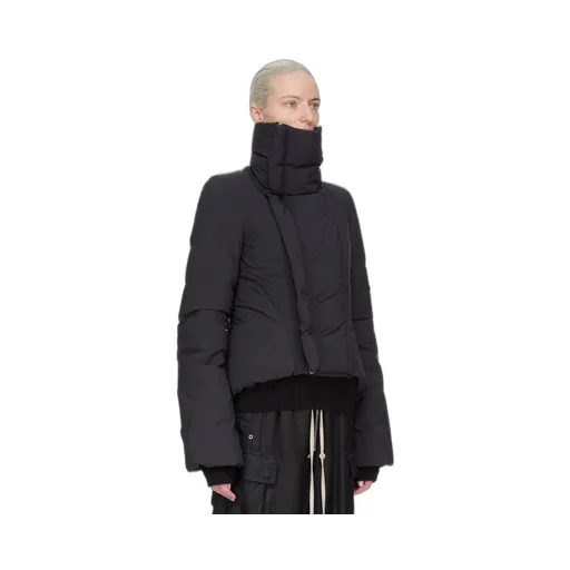Rick Owens Concordians Naska Duvet In Black Matte Nylon
