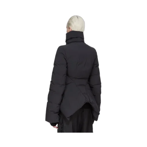 Rick Owens Concordians Naska Duvet In Black Matte Nylon