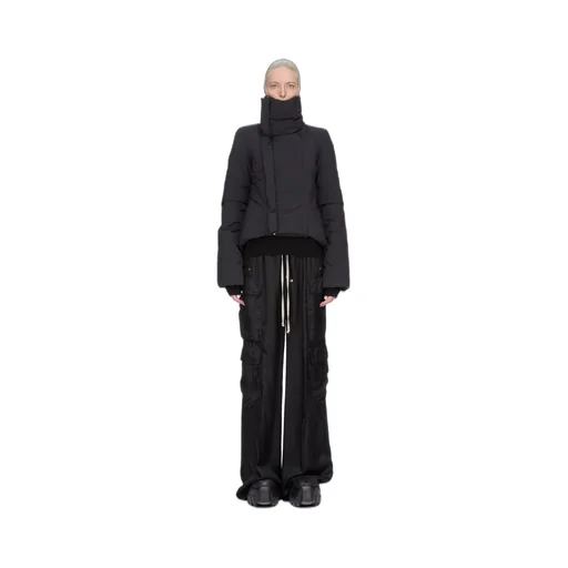 Rick Owens Concordians Naska Duvet In Black Matte Nylon