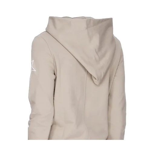 Champion X Rick Owens Mountain Hoodie In Pearl Compact Felpa Jersey