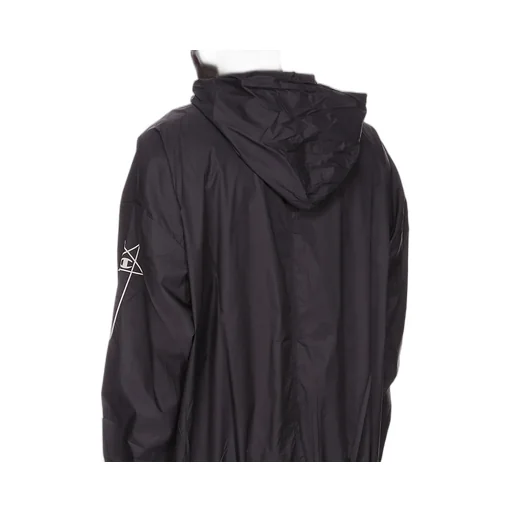 Champion X Rick Owens Jumbo Jason's Hoodie In Black Light Nylon