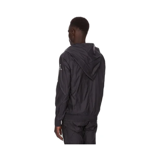 Champion X Rick Owens Mountain Hoodie In Black Light Nylon