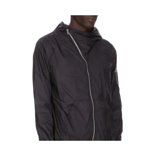 Champion X Rick Owens Mountain Hoodie In Black Light Nylon