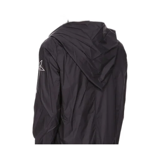 Champion X Rick Owens Mountain Hoodie In Black Light Nylon