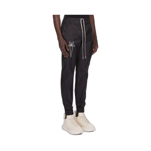 Champion X Rick Owens Joggers In Black Light Nylon
