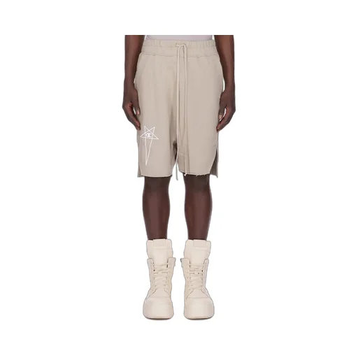 Champion X Rick Owens Beveled Pods In Pearl Compact Felpa Jersey