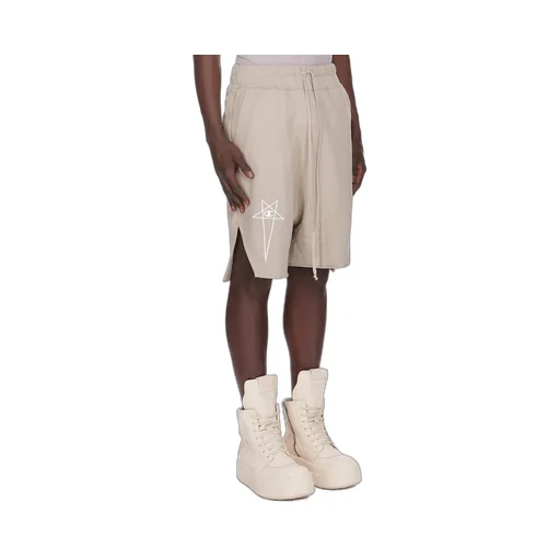 Champion X Rick Owens Beveled Pods In Pearl Compact Felpa Jersey