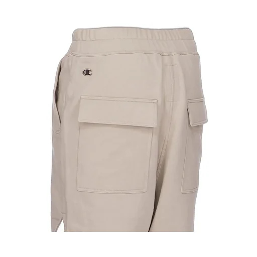 Champion X Rick Owens Beveled Pods In Pearl Compact Felpa Jersey