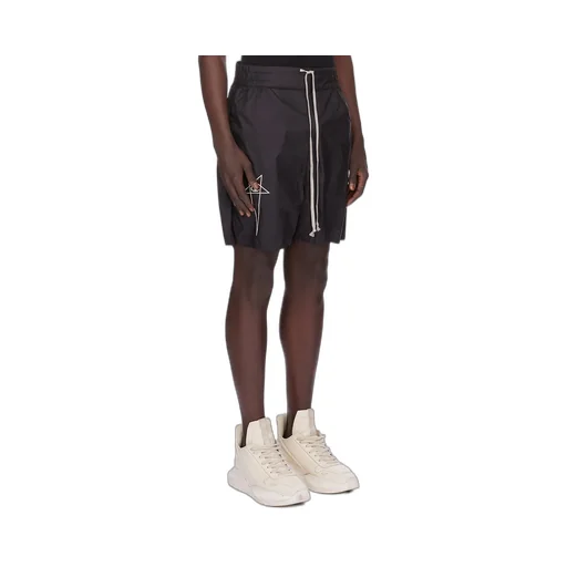 Champion X Rick Owens Shorts In Black Light Nylon