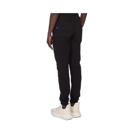 Champion X Rick Owens Joggers In Black Compact Felpa Jersey