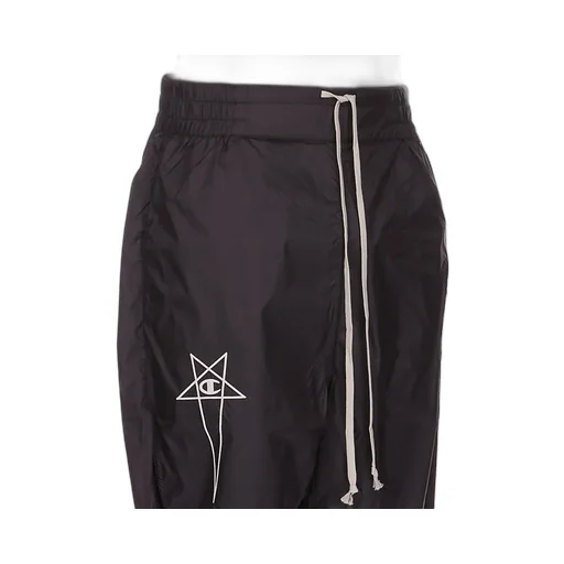 Champion X Rick Owens Shorts In Black Light Nylon