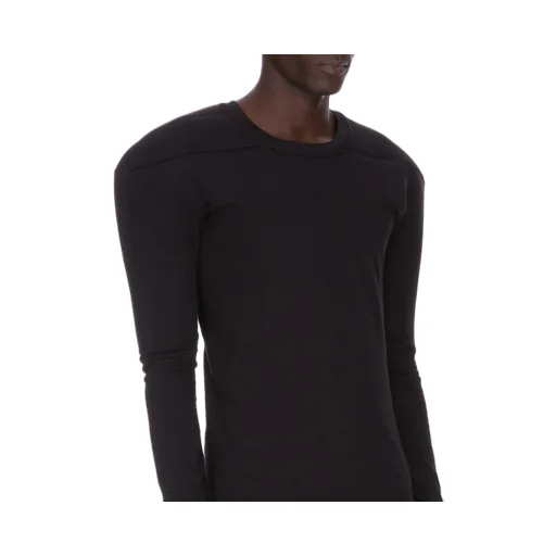 Champion X Rick Owens Girdered Harness In Black Cotton Jersey