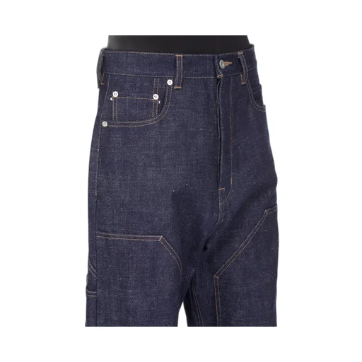 Drkshdw Concordians Strobe Double Knee In 16,5Oz Indigo Denim