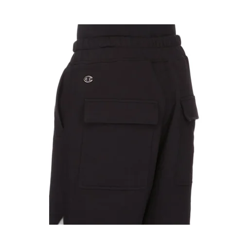 Champion X Rick Owens Beveled Pods In Black Compact Felpa Jersey