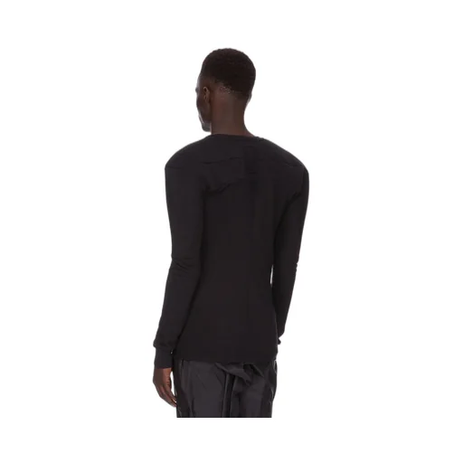 Champion X Rick Owens Girdered Harness In Black Cotton Jersey