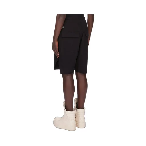 Champion X Rick Owens Beveled Pods In Black Compact Felpa Jersey