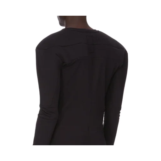 Champion X Rick Owens Girdered Harness In Black Cotton Jersey
