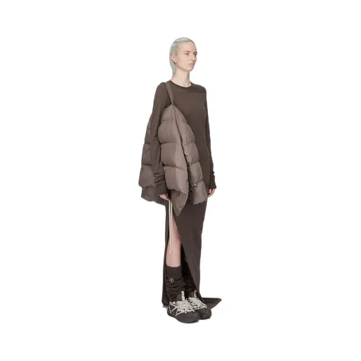 Moncler + Rick Owens Cyclopic Jacket In Dark Dust Recycled Taffeta