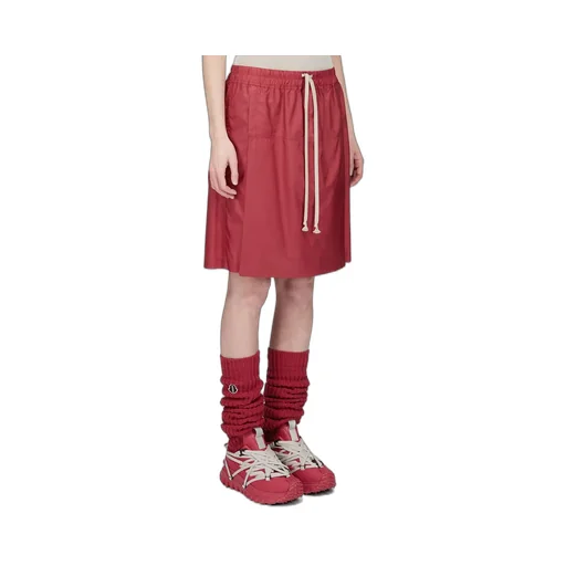 Moncler + Rick Owens Kiltshorts In Carnelian Recycled Ultra-Lightweight Polyester
