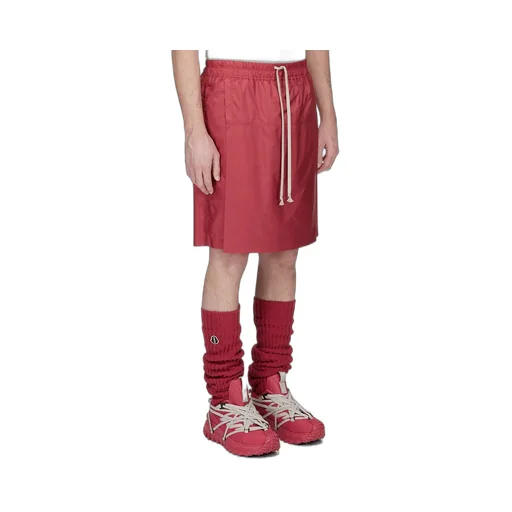 Moncler + Rick Owens Kiltshorts In Carnelian Recycled Ultra-Lightweight Polyester
