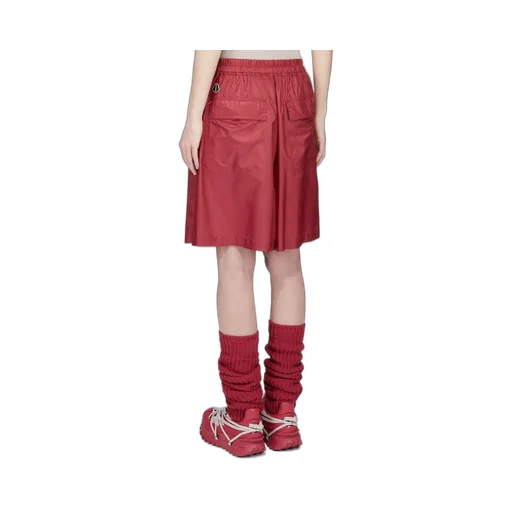 Moncler + Rick Owens Kiltshorts In Carnelian Recycled Ultra-Lightweight Polyester
