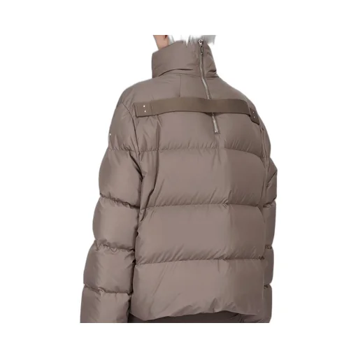 Moncler + Rick Owens Cyclopic Jacket In Dark Dust Recycled Taffeta