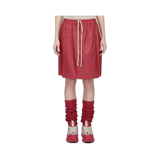 Moncler + Rick Owens Kiltshorts In Carnelian Recycled Ultra-Lightweight Polyester