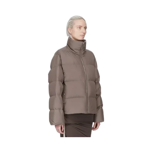 Moncler + Rick Owens Cyclopic Jacket In Dark Dust Recycled Taffeta