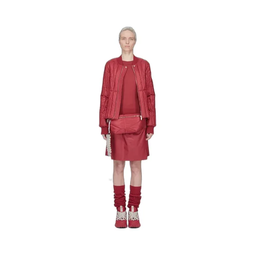 Moncler + Rick Owens Kiltshorts In Carnelian Recycled Ultra-Lightweight Polyester
