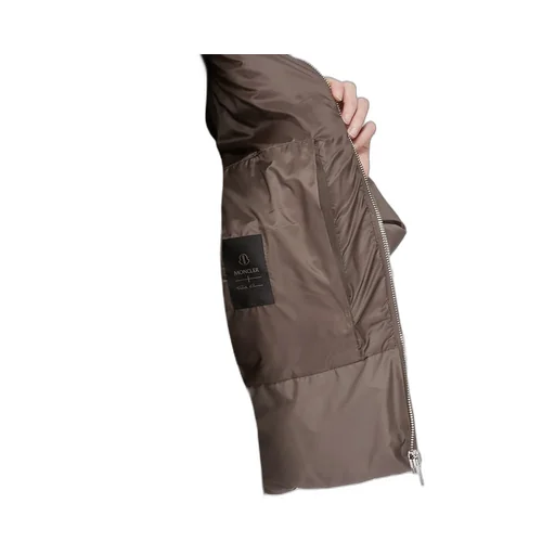 Moncler + Rick Owens Cyclopic Jacket In Dark Dust Recycled Taffeta