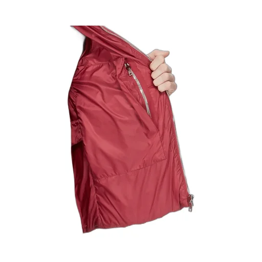Moncler + Rick Owens Geocamo Flight Jacket In Carnelian Recycled Ultra-Lightweight Polyester
