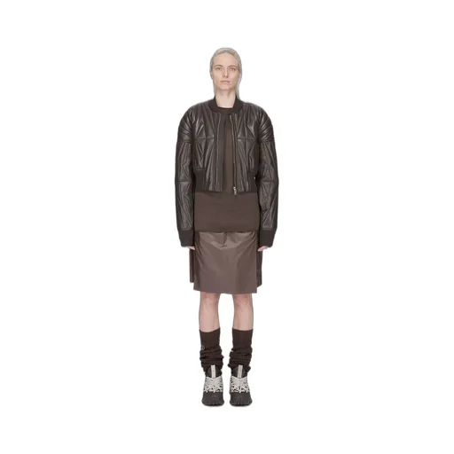 Moncler + Rick Owens Kiltshorts In Dark Dust Recycled Ultra-Lightweight Polyester