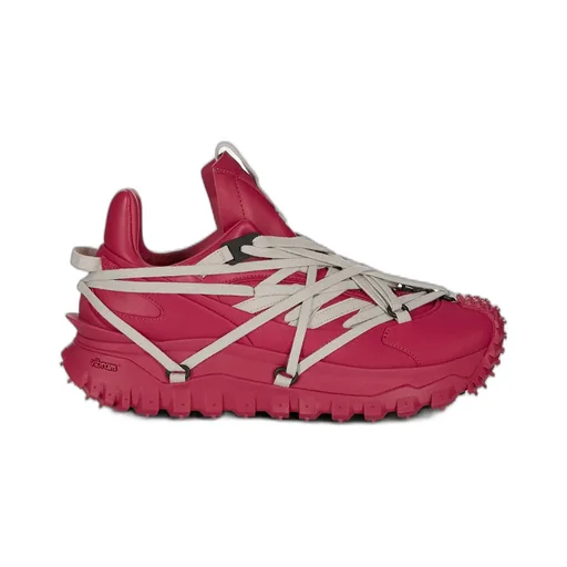 Moncler + Rick Owens Trailgrip Megalace® In Carnelian Mediumweight Full Grain Calf Leather