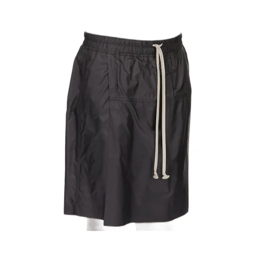 Moncler + Rick Owens Kiltshorts In Black Recycled Ultra-Lightweight Polyester