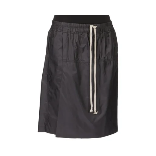 Moncler + Rick Owens Kiltshorts In Black Recycled Ultra-Lightweight Polyester